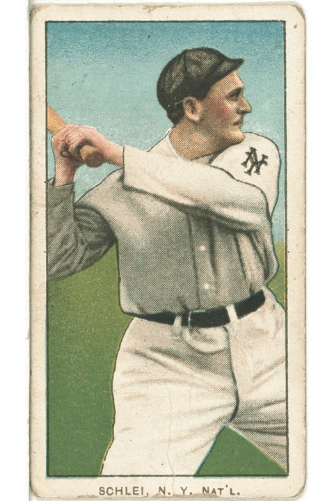 1909-11 T206 Admiral Schlei (Batting), Newark Indians (front)