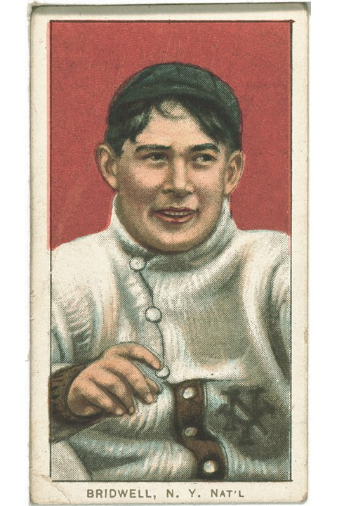 1909-11 T206 Al Bridwell (Portrait - With Cap), New York Giants (front)