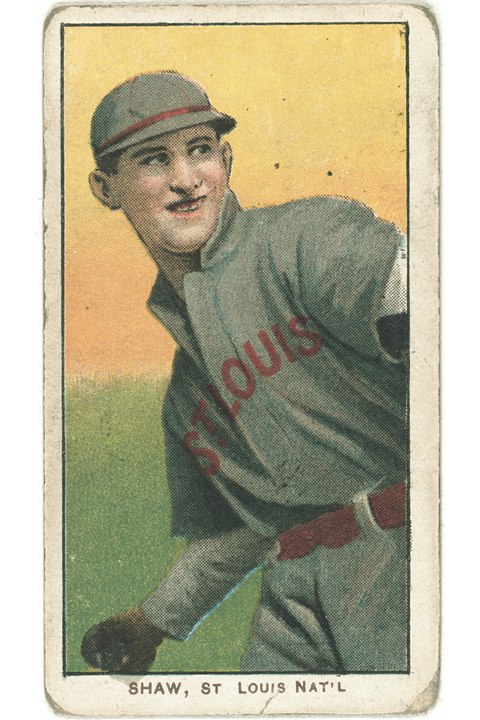1909-11 T206 Al Shaw, St Louis Cardinals (front)