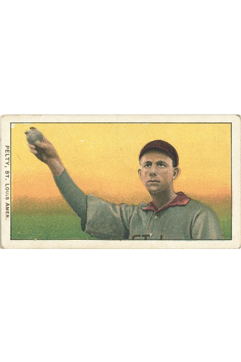 1909-11 T206 Barney Pelty (Horizontal), St Louis Browns (front)