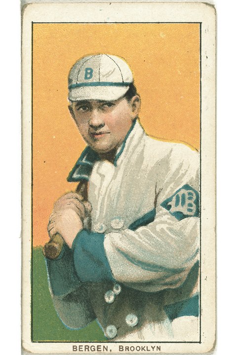 1909-11 T206 Bill Bergen (Batting), Brooklyn Superbas (front)