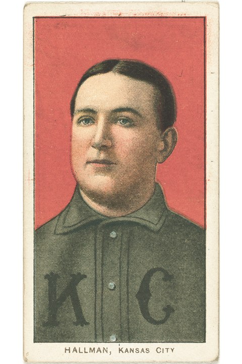 1909-11 T206 Bill Hallman, Kansas City Blues (front)