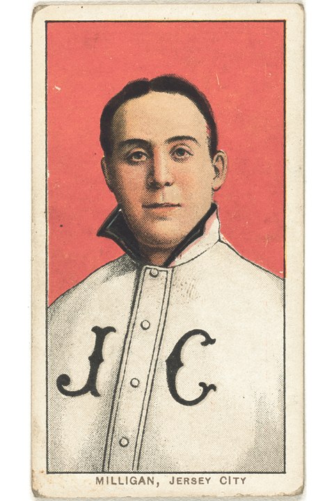 1909-11 T206 Bill Milligan, Jersey City Skeeters (front)