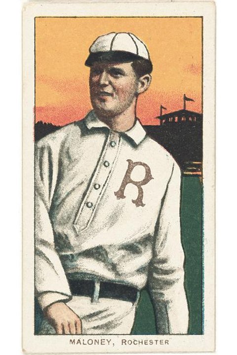 1909-11 T206 Billy Maloney, Rochester Bronchos (front)