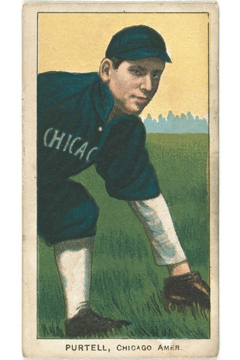 1909-11 T206 Billy Purtell, Chicago White Sox (front)