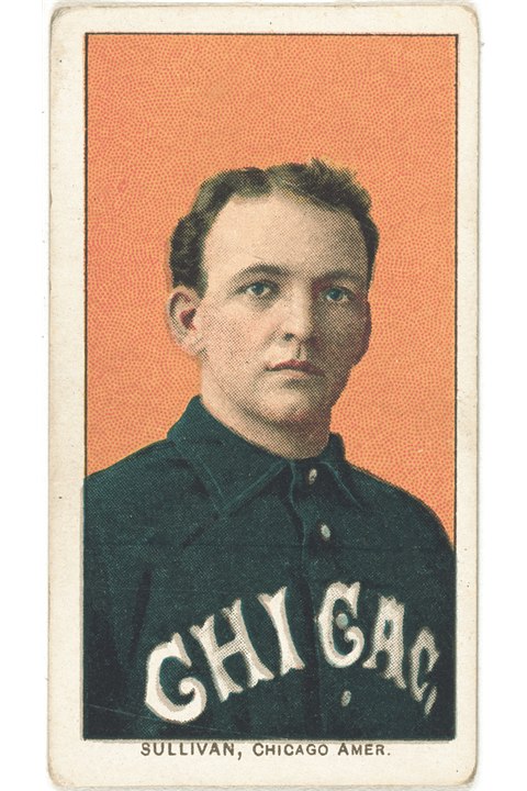 1909-11 T206 Billy Sullivan, Chicago White Sox (front)
