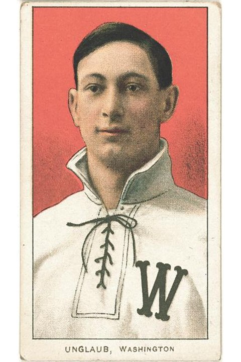 1909-11 T206 Bob Unglaub, Washington Senators (front)