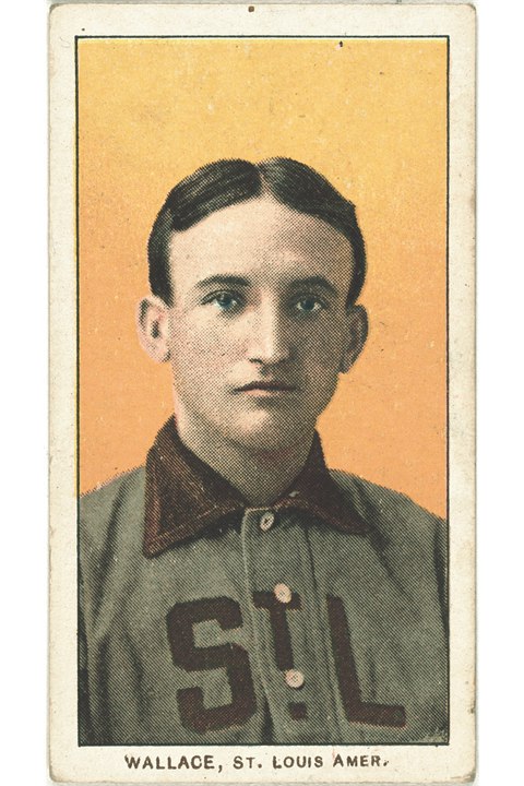 1909-11 T206 Bobby Wallace, St Louis Browns (front)