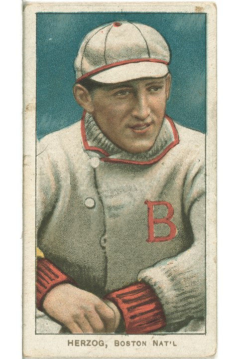 1909-11 T206 Buck Herzog (Boston), Boston Doves (front)