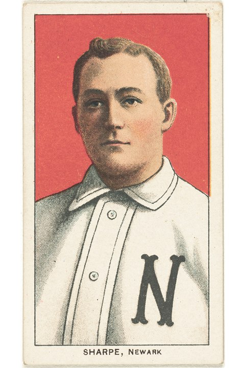 1909-11 T206 Bud Sharpe, Newark Indians (front)