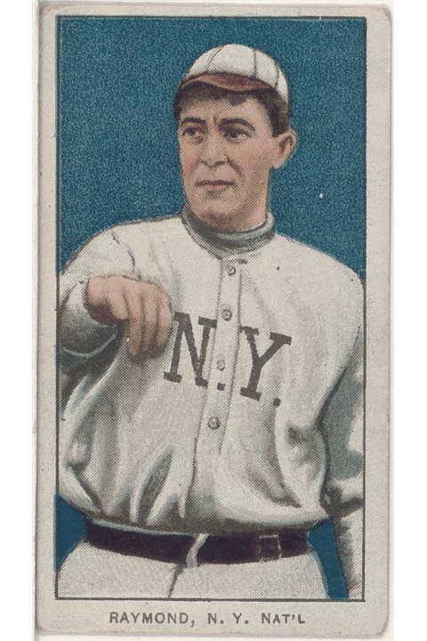 1909-11 T206 Bugs Raymond, New York Giants (front)
