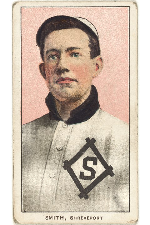 1909-11 T206 Carlos Smith, Shreveport Pirates (front)