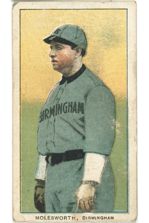 1909-11 T206 Carlton Molesworth, Birmingham Barons (front)