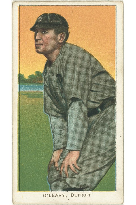 1909-11 T206 Charley O'Leary (Hands On Knees), Detroit Tigers (front)
