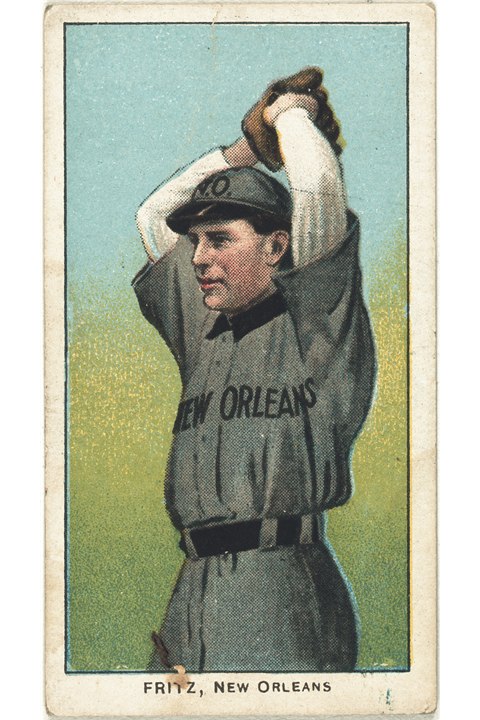 1909-11 T206 Charlie Fritz, New Orleans Pelicans (front)