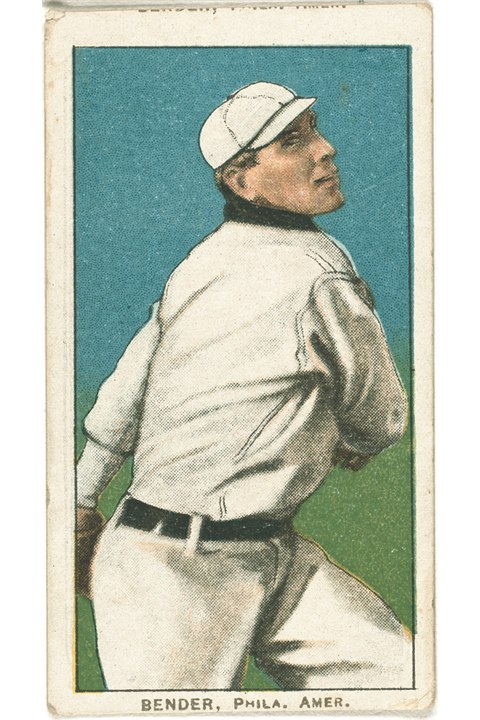 1909-11 T206 Chief Bender (No Trees), Philadelphia Athletics (front)