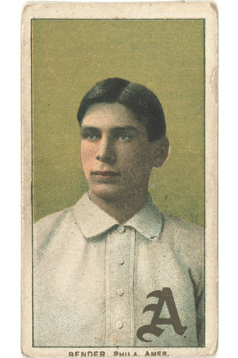 1909-11 T206 Chief Bender (Portrait), Philadelphia Athletics (front)