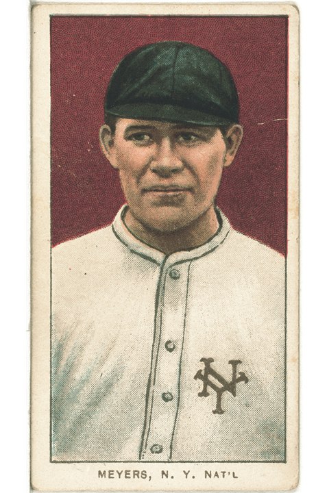 1909-11 T206 Chief Meyers, New York Giants (front)