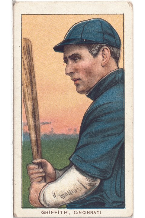 1909-11 T206 Clark Griffith (Batting), Cincinnati Reds (front)