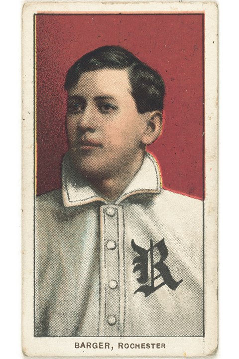 1909-11 T206 Cy Barger, Rochester Bronchos (front)