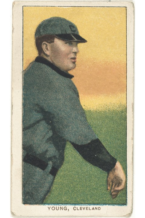 1909-11 T206 Cy Young (Bare Hand), Cleveland Naps (front)