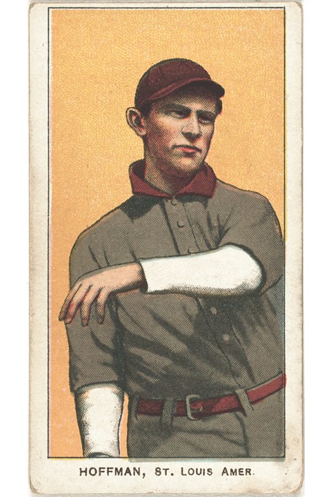 1909-11 T206 Danny Hoffman, St Louis Browns (front)