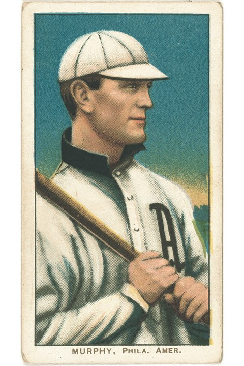 1909-11 T206 Danny Murphy (Batting), Philadelphia Athletics (front)