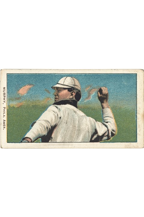 1909-11 T206 Danny Murphy (Throwing), Philadelphia Athletics (front)