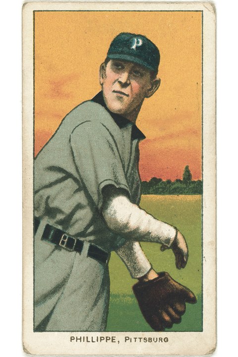 1909-11 T206 Deacon Phillippe, Pittsburgh Pirates (front)