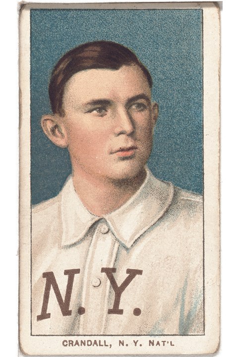 1909-11 T206 Doc Crandall (Portrait No Cap), New York Giants (front)