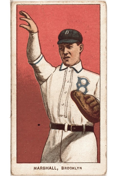 1909-11 T206 Doc Marshall, Brooklyn Superbas (front)