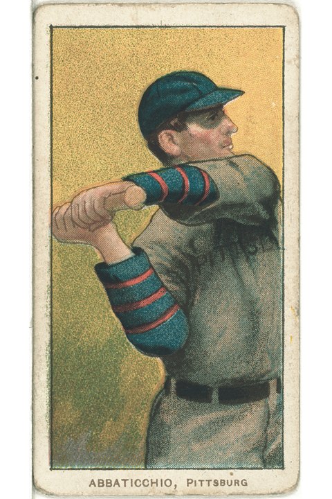 1909-11 T206 Ed Abbaticchio (Blue Sleeves), Pittsburgh Pirates (front)