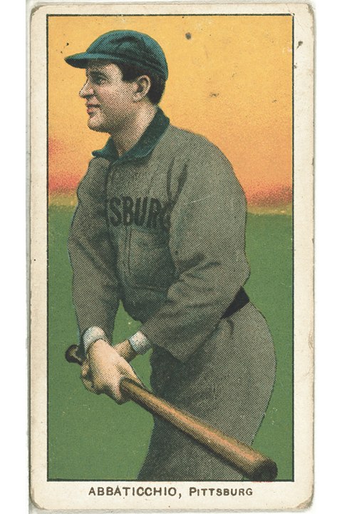 1909-11 T206 Ed Abbaticchio (Brown Sleeves), Pittsburgh Pirates (front)