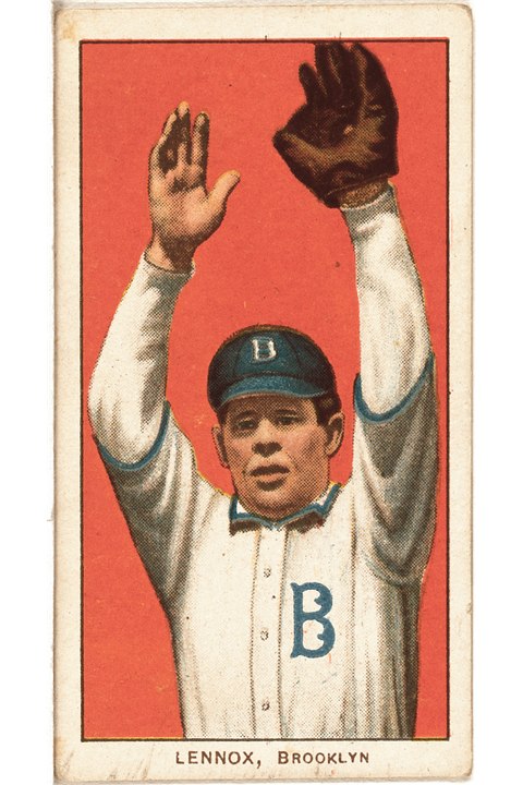 1909-11 T206 Ed Lennox, Brooklyn Superbas (front)