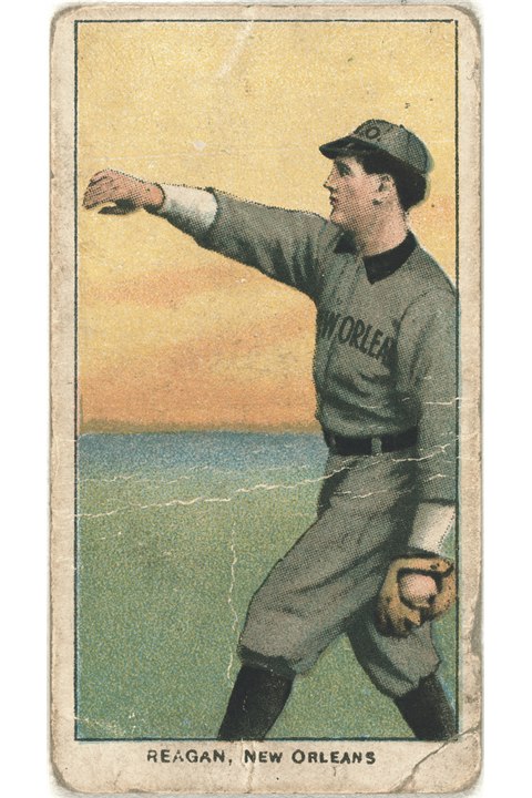 1909-11 T206 Ed Reagan, New Orleans Pelicans (front)