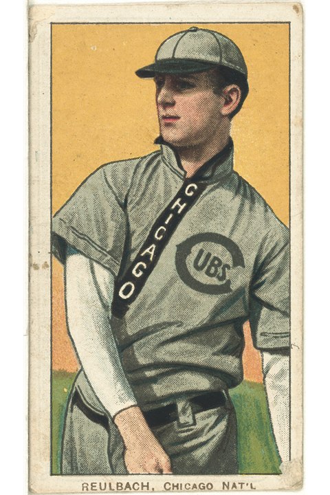 1909-11 T206 Ed Reulbach (Glove Showing), Chicago Cubs (front)