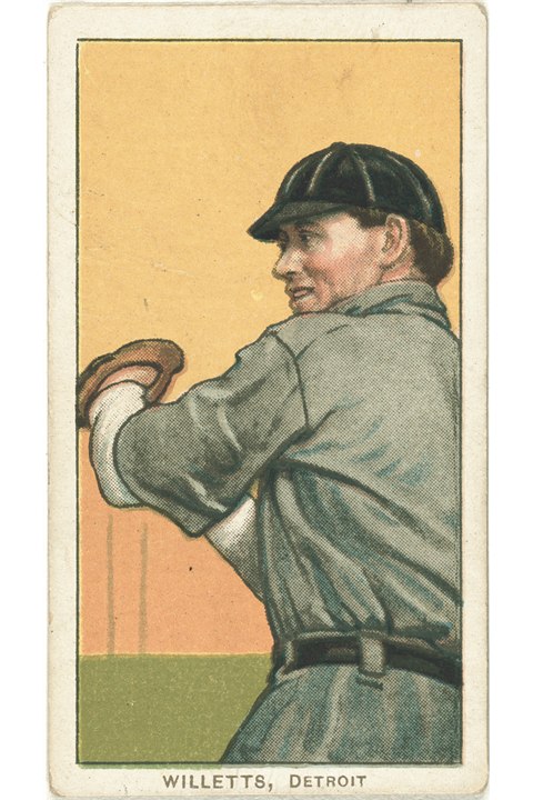 1909-11 T206 Ed Willetts, Detroit Tigers (front)