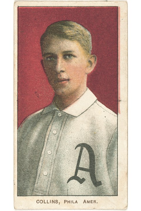 1909-11 T206 Eddie Collins, Philadelphia Athletics (front)
