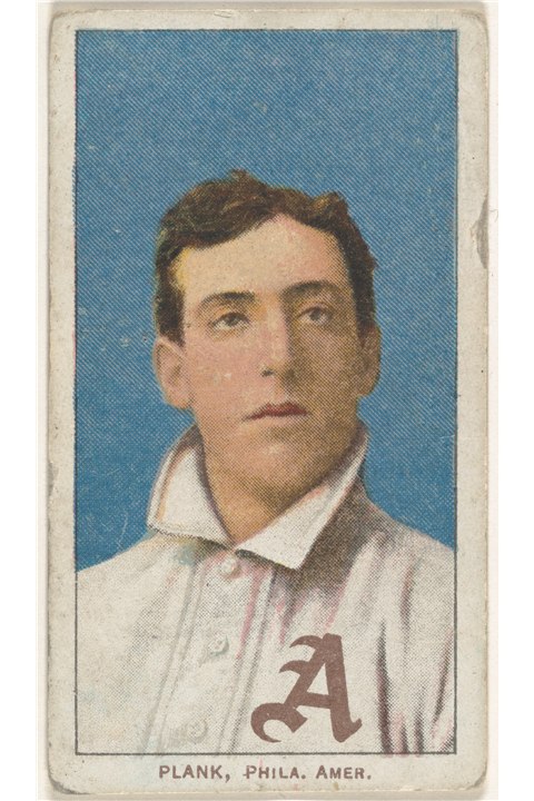1909-11 T206 Eddie Plank, Philadelphia Athletics (front)