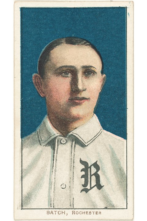 1909-11 T206 Emil Batch, Rochester Bronchos (front)