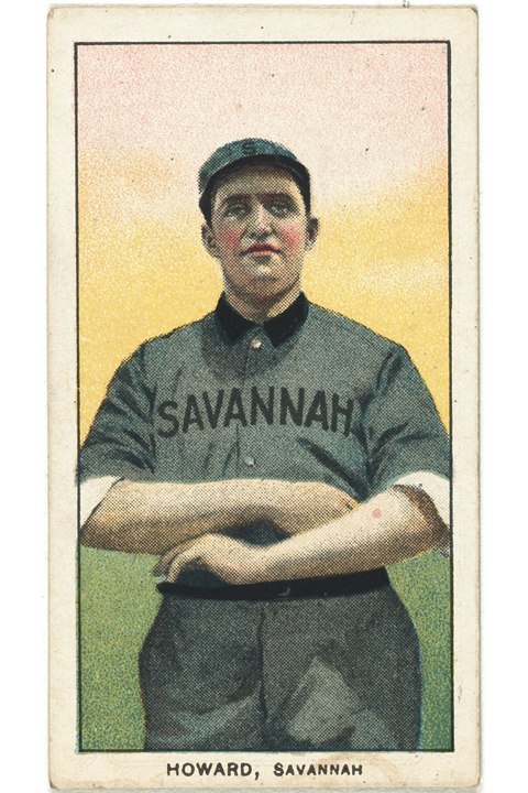 1909-11 T206 Ernie Howard, Savannah Indians (front)