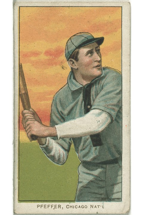1909-11 T206 Francis Pfeffer, Chicago Cubs (front)