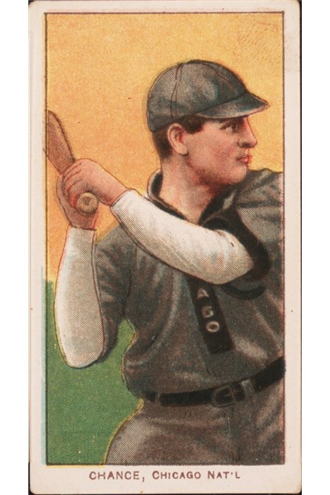 1909-11 T206 Frank Chance (Batting), Chicago Cubs (front)