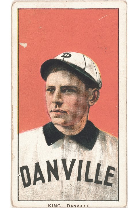 1909-11 T206 Frank King, Danville Red Sox (front)