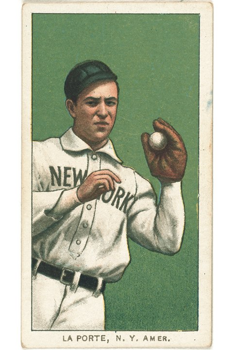 1909-11 T206 Frank LaPorte, New York Highlanders (front)