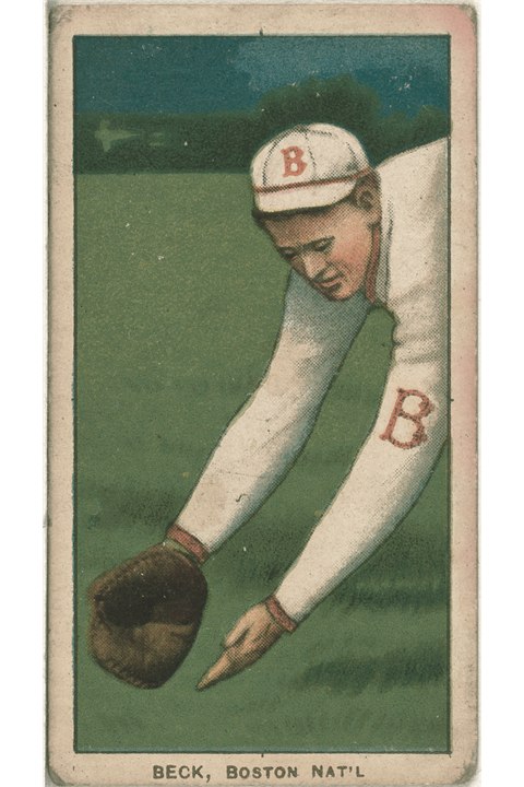 1909-11 T206 Fred Beck, Boston Doves (front)