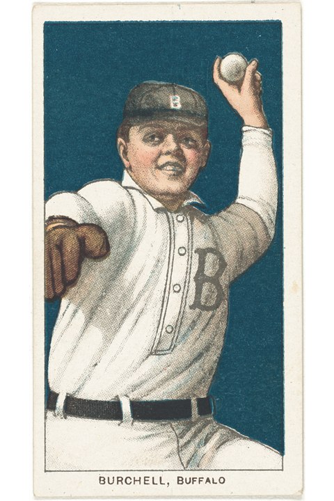 1909-11 T206 Fred Burchell, Buffalo Bisons (front)