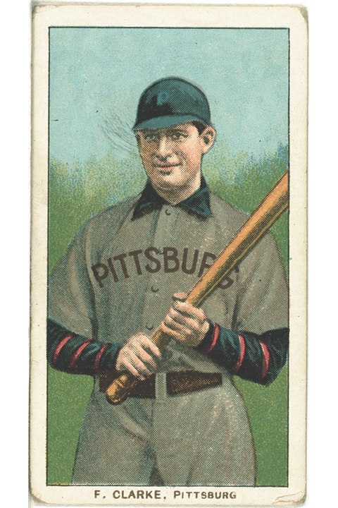 1909-11 T206 Fred Clarke (Batting), Pittsburgh Pirates (front)