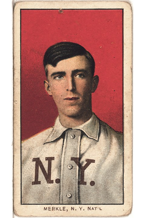 1909-11 T206 Fred Merkle (Portrait), New York Giants (front)