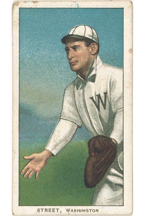 1909-11 T206 Gabby Street (Catching), Washington Senators (front)